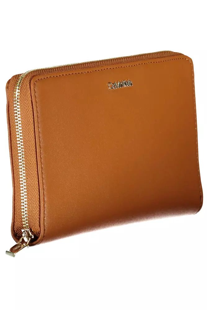 Luxour, Calvin Klein Brown Polyethylene Women Wallet, 