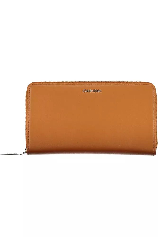 Luxour, Calvin Klein Brown Polyethylene Women Wallet, 