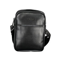 Thumbnail for Calvin Klein Eco - Chic Black Shoulder Bag with Logo Detail - Luxour