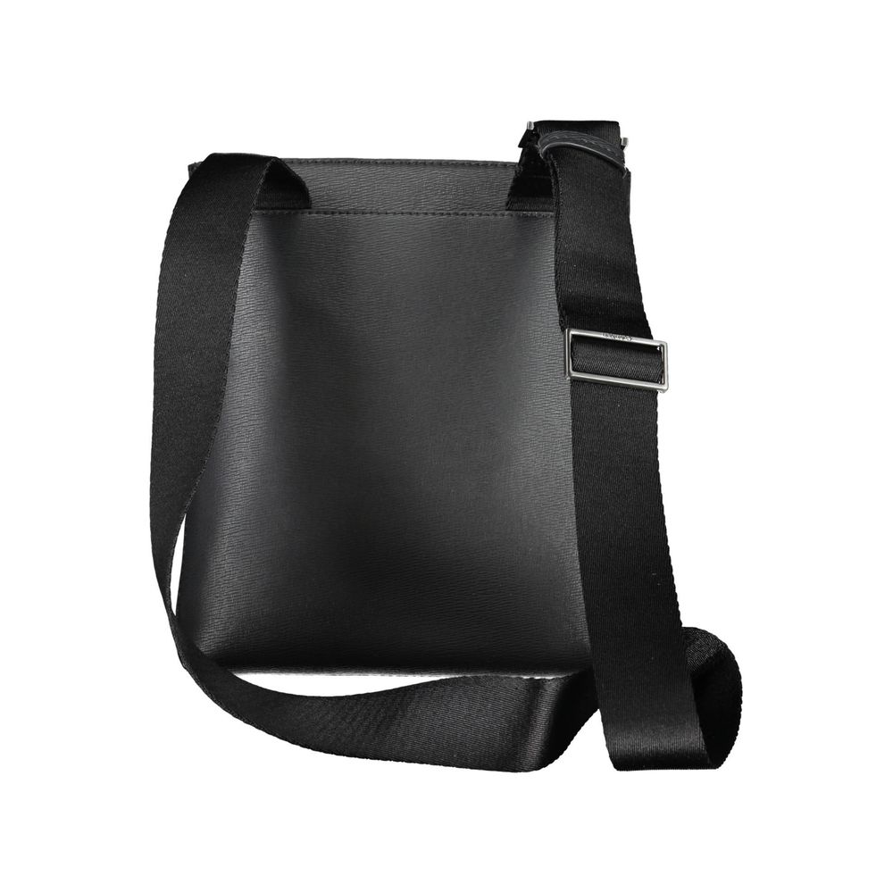 Luxour, Calvin Klein Eco-Conscious Black Shoulder Bag with Logo, 