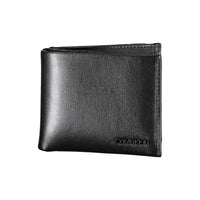 Thumbnail for Luxour, Calvin Klein Elegant Black Leather Dual-Compartment Wallet, 