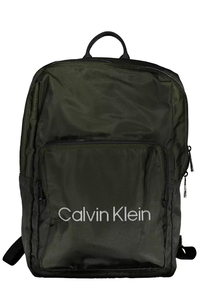 Calvin Klein Green Polyester Men Backpack - Luxour