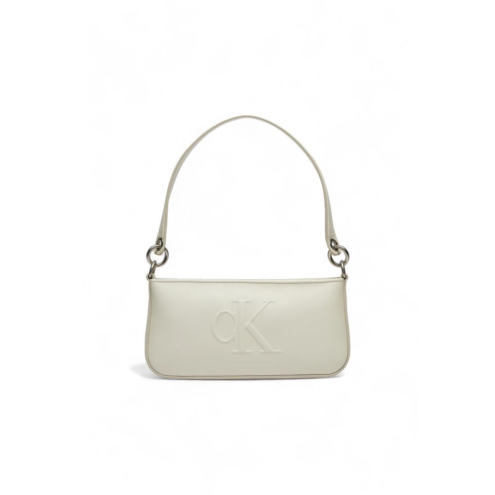 Calvin Klein Jeans Beige Polyethylene Handbag - Luxour