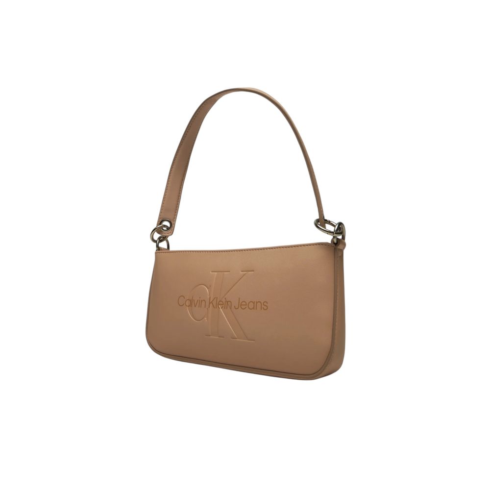 Calvin Klein Jeans Beige Polyethylene Handbag - Luxour