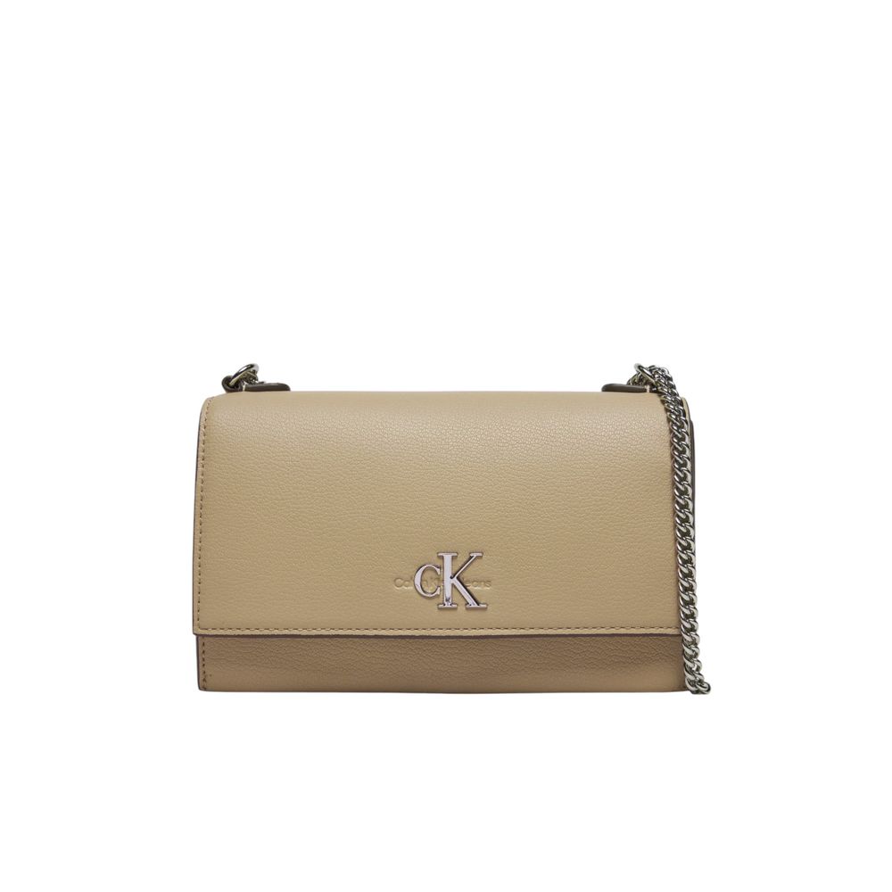 Calvin Klein Jeans Beige Recycled Polyester Handbag - Luxour