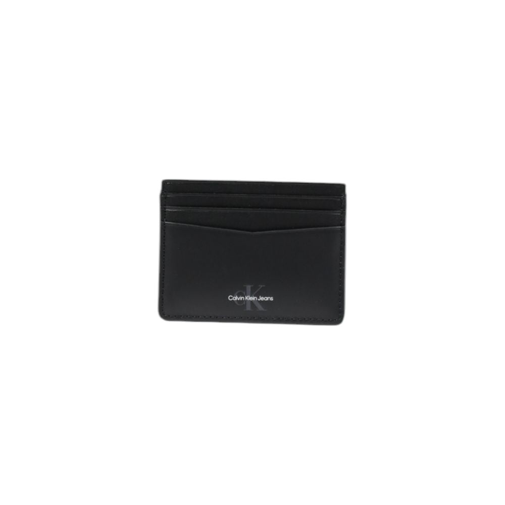 Calvin Klein Jeans Black Leather Wallet - Luxour