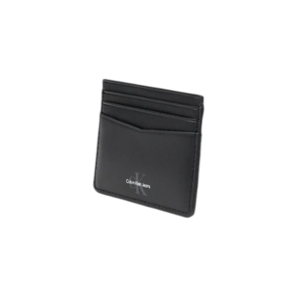 Calvin Klein Jeans Black Leather Wallet - Luxour