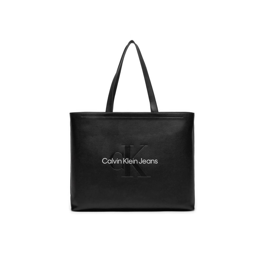 Calvin Klein Jeans Black Polyethylene Handbag - Luxour