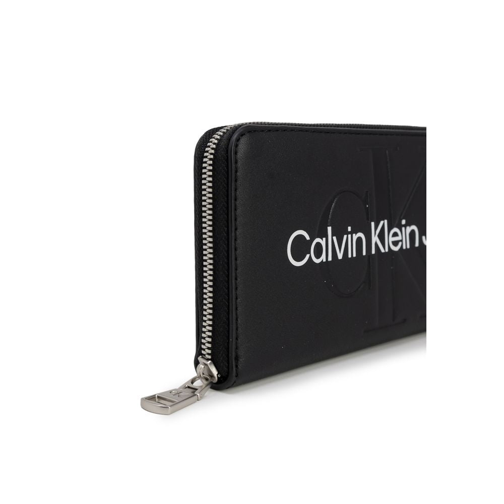 Calvin Klein Jeans Black Polyethylene Wallet - Luxour