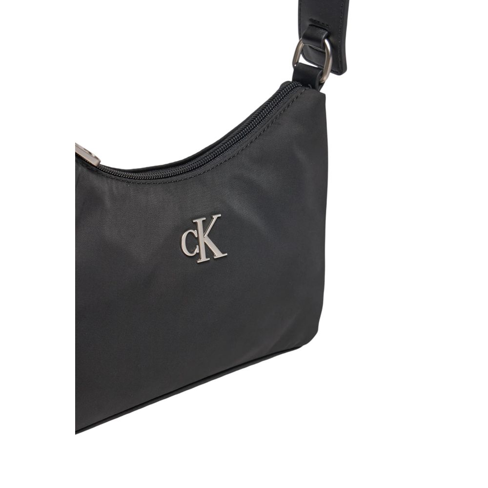 Calvin Klein Jeans Black Recycled Polyester Handbag - Luxour