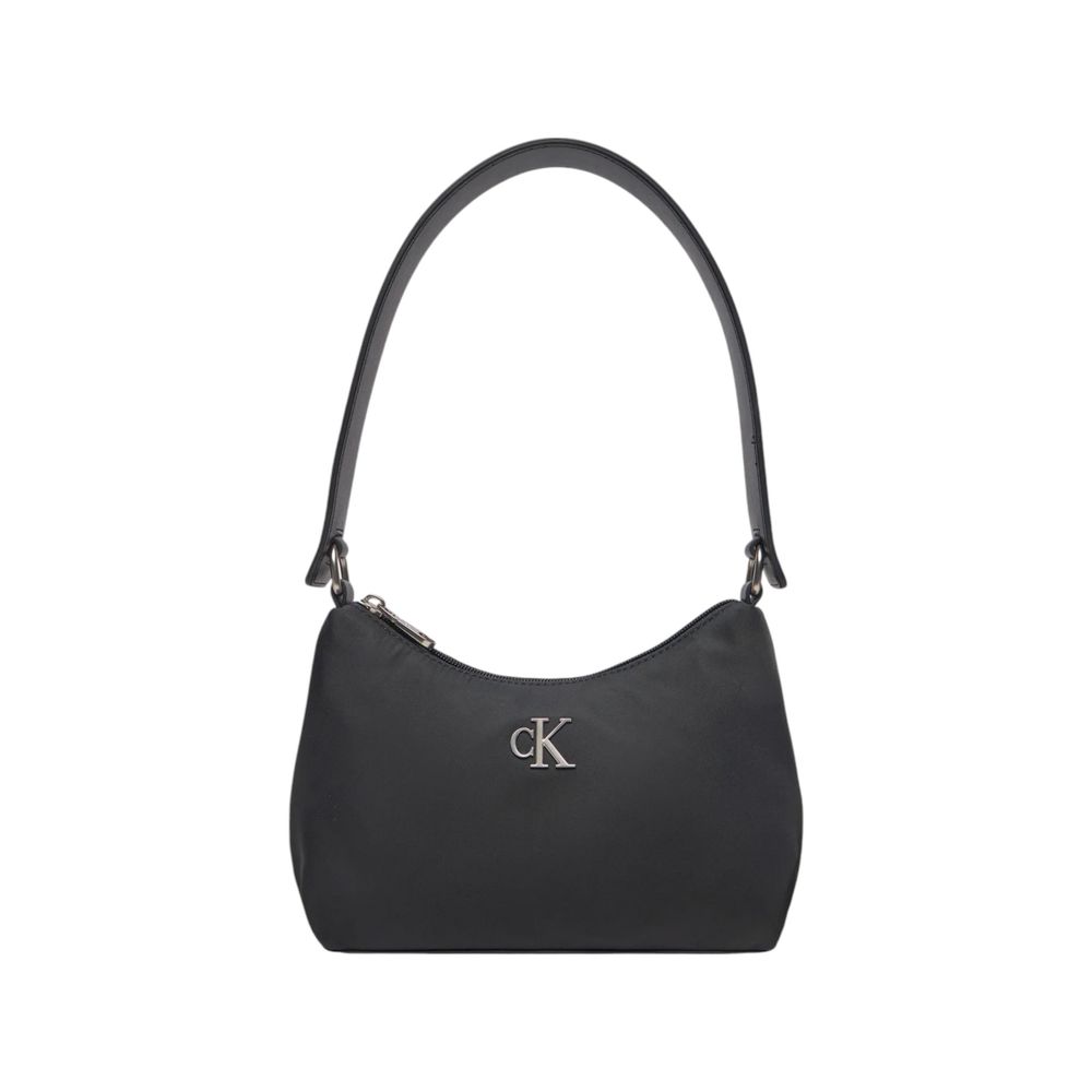 Calvin Klein Jeans Black Recycled Polyester Handbag - Luxour