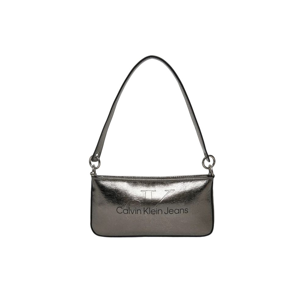 Calvin Klein Jeans Gray Polyethylene Handbag - Luxour