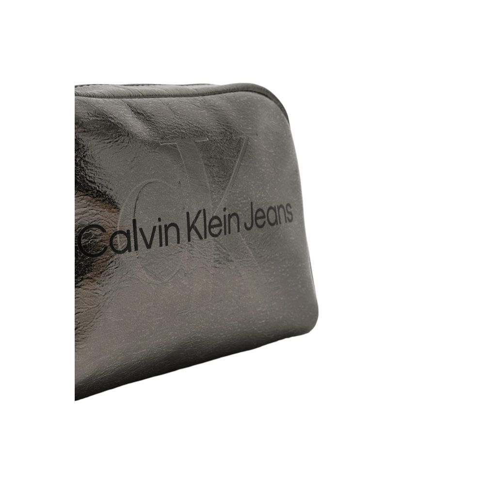 Calvin Klein Jeans Gray Polyethylene Handbag - Luxour