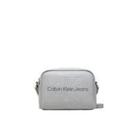 Thumbnail for Calvin Klein Jeans Gray Polyethylene Handbag - Luxour