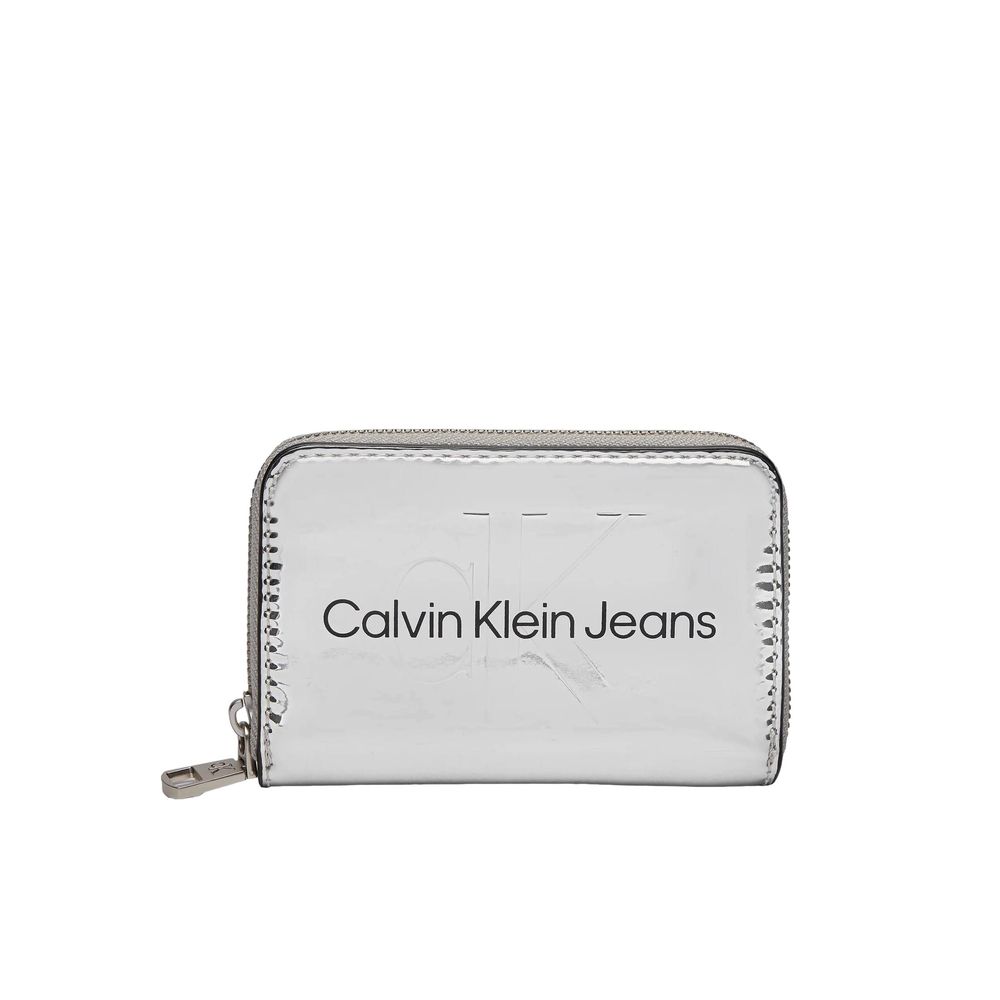 Calvin Klein Jeans Gray Polyethylene Wallet - Luxour