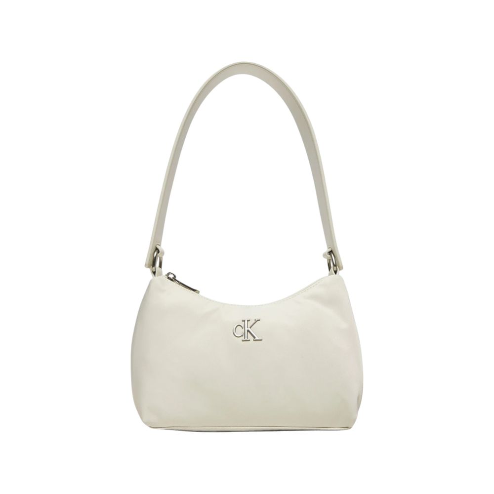 Calvin Klein Jeans White Recycled Polyester Handbag - Luxour