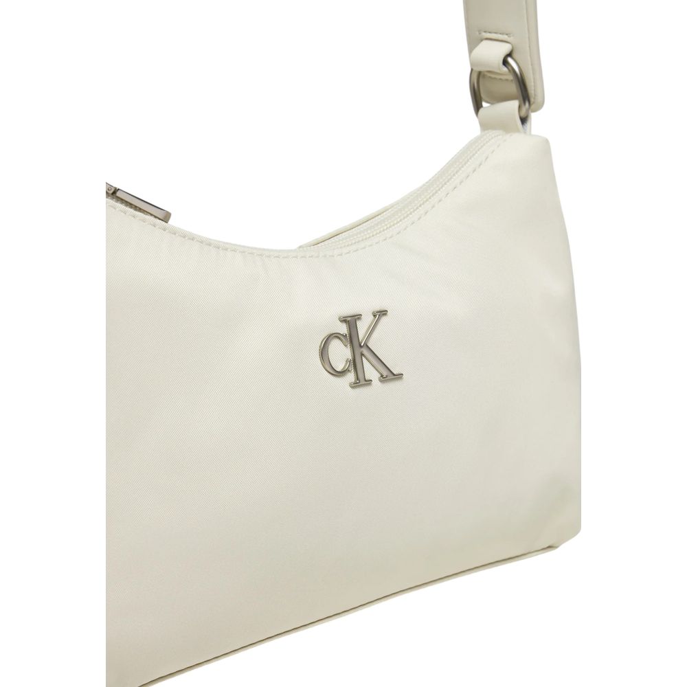 Calvin Klein Jeans White Recycled Polyester Handbag - Luxour