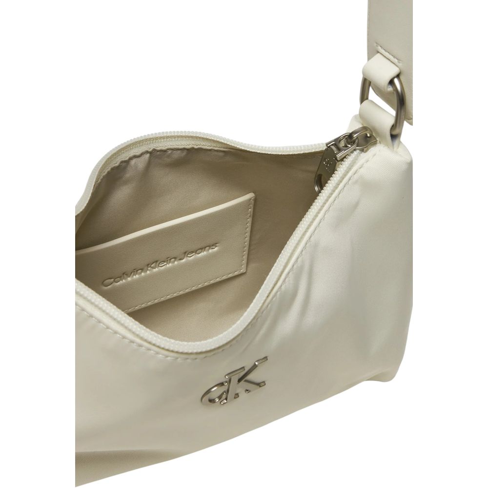 Calvin Klein Jeans White Recycled Polyester Handbag - Luxour