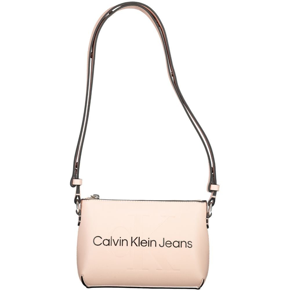 Luxour, Calvin Klein - Canvas Pink Shoulder Bag, 