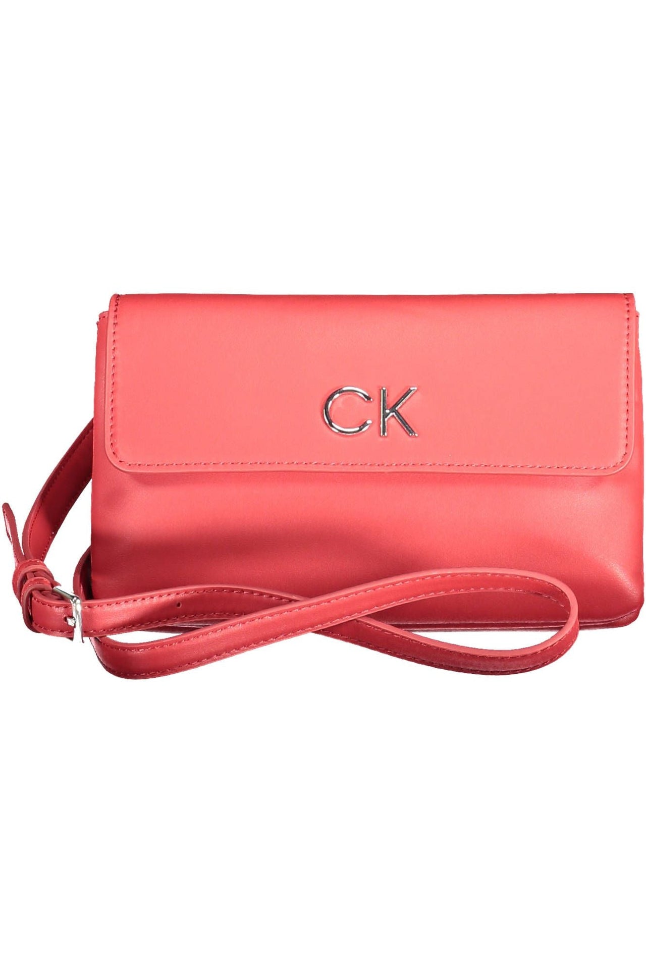 Calvin Klein Red Polyester Women Handbag - Luxour