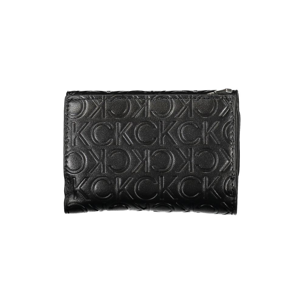 Luxour, Calvin Klein Sleek Black Double-Compartment Wallet, 