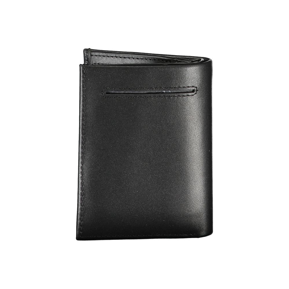 Luxour, Calvin Klein Sleek Black Leather RFID Wallet, 