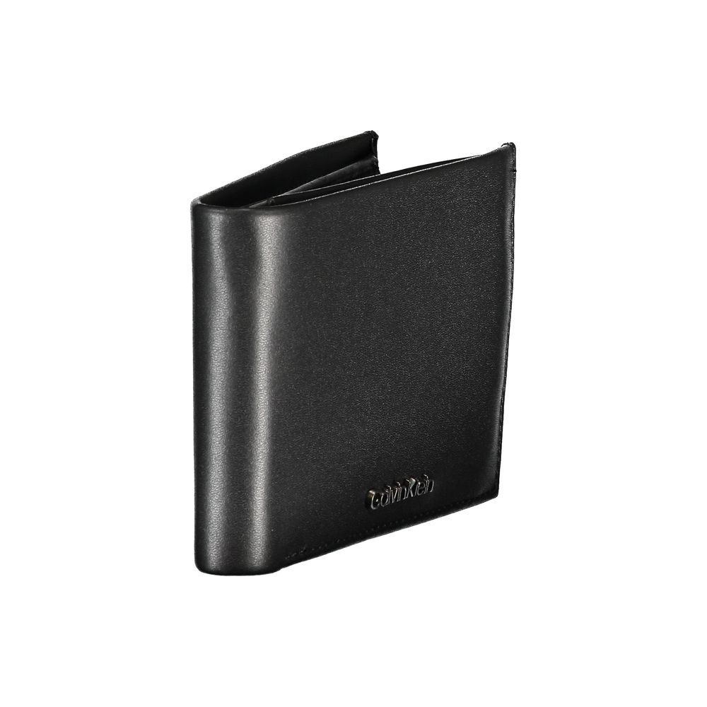 Calvin Klein Sleek Black Leather Wallet for Men - Luxour