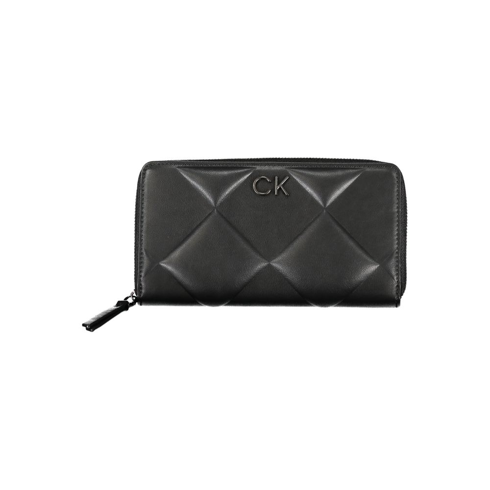 Luxour, Calvin Klein Sleek Black RFID Blocking Wallet - Chic Accessory, 