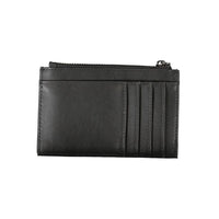 Thumbnail for Luxour, Calvin Klein Sleek Black Zip Wallet with Contrast Detailing, 