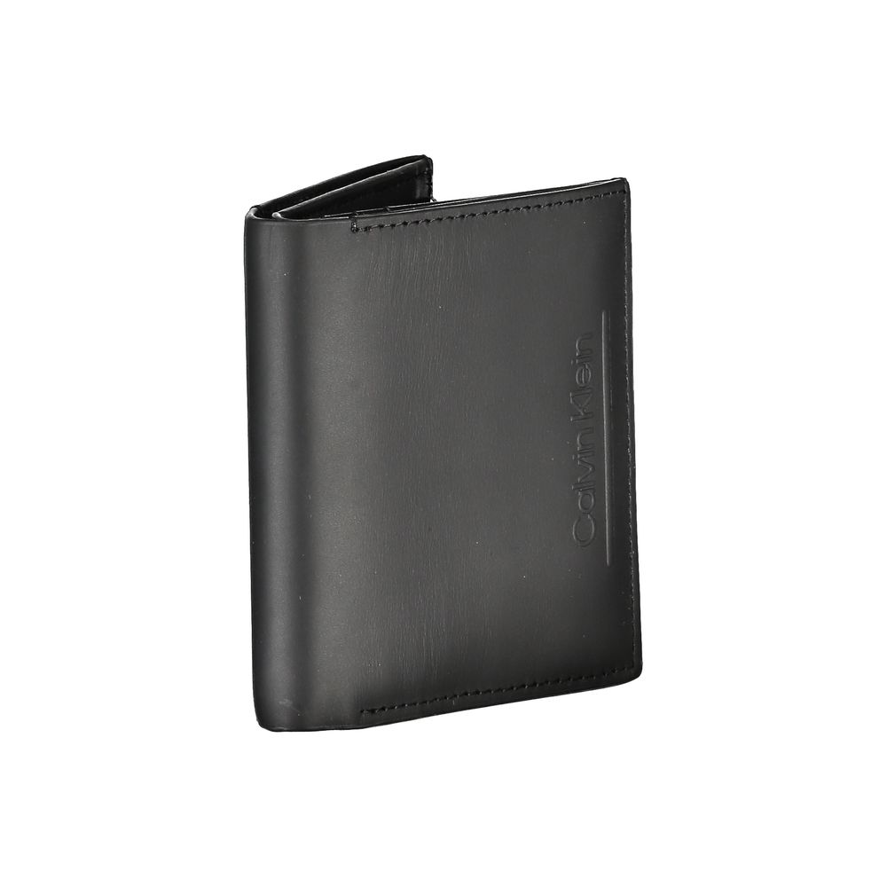 Luxour, Calvin Klein Sleek Dual Compartment Leather Wallet, 