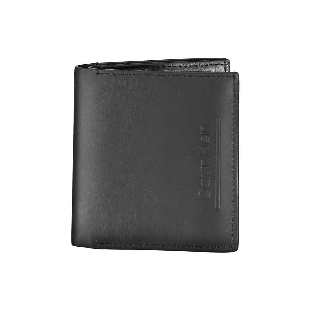 Luxour, Calvin Klein Sleek Dual Compartment Leather Wallet, 