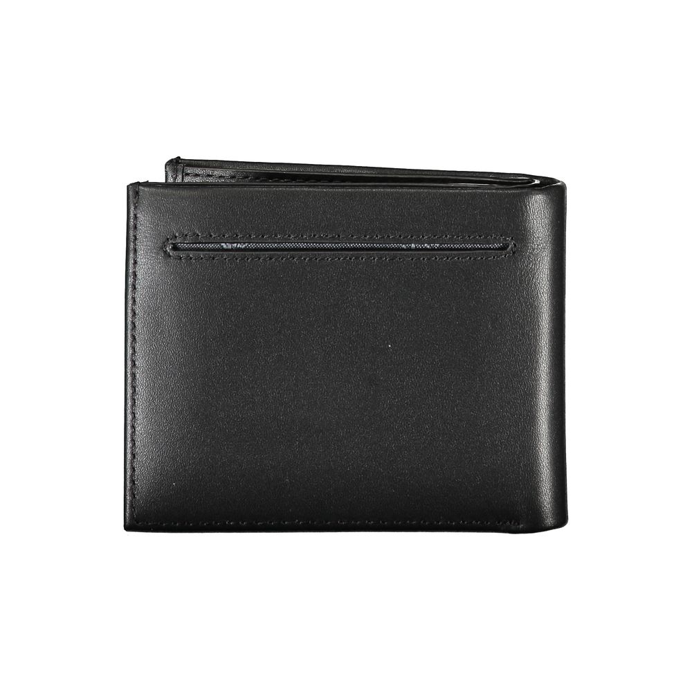 Calvin Klein Sleek Leather Bi - Fold Wallet with RFID Block - Luxour