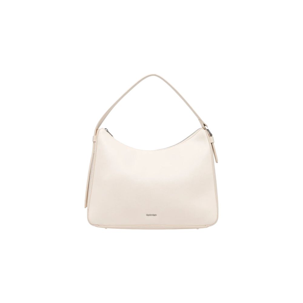 Calvin Klein White Polyethylene Handbag - Luxour