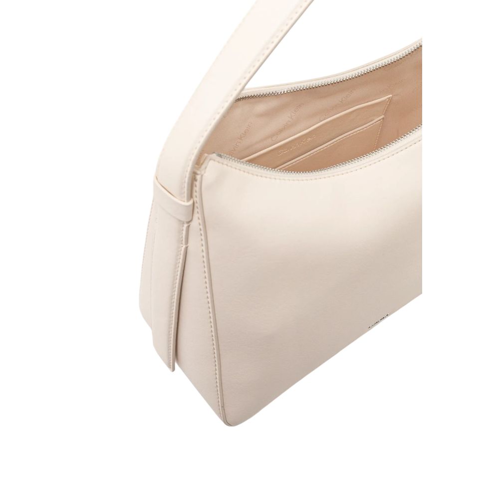 Calvin Klein White Polyethylene Handbag - Luxour