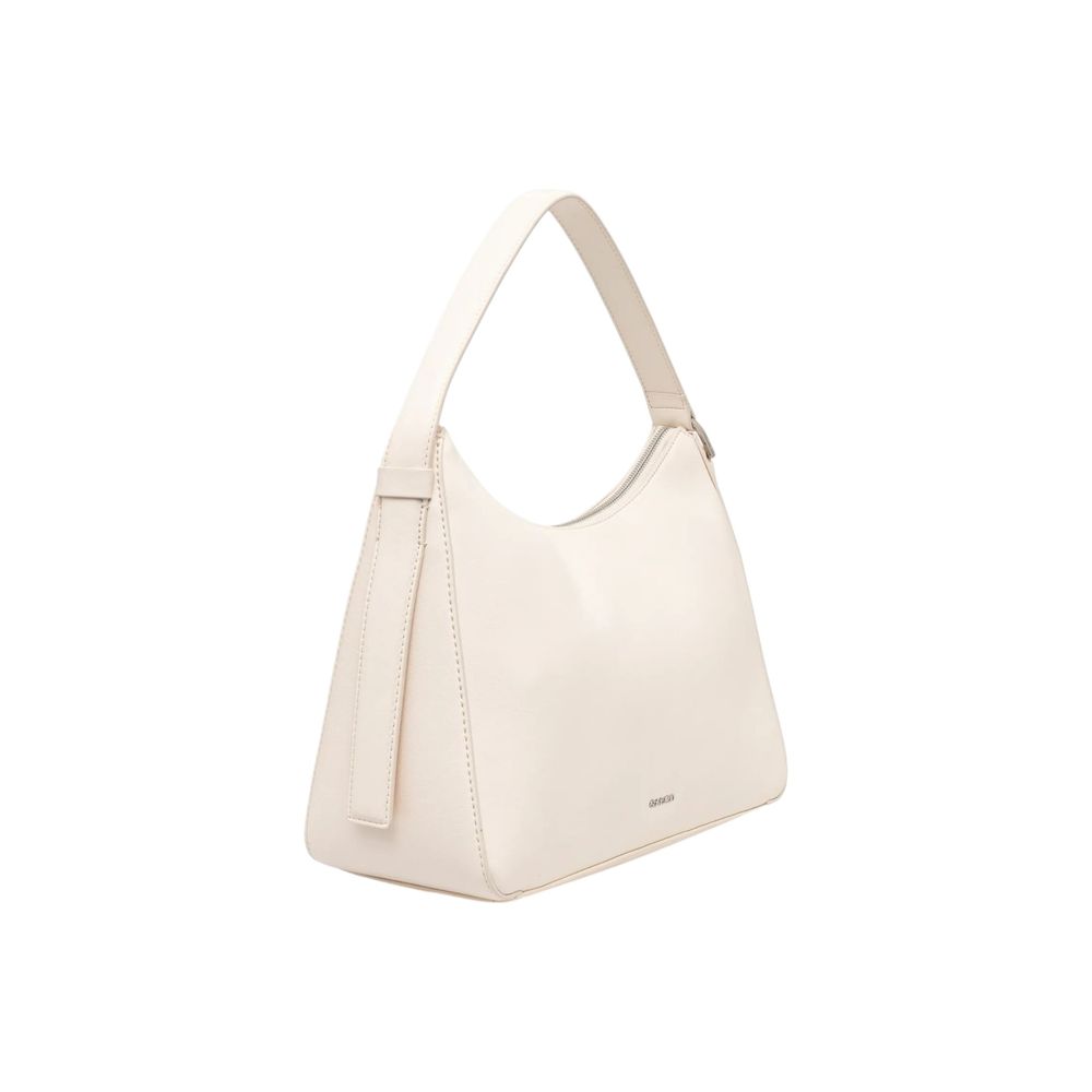 Calvin Klein White Polyethylene Handbag - Luxour