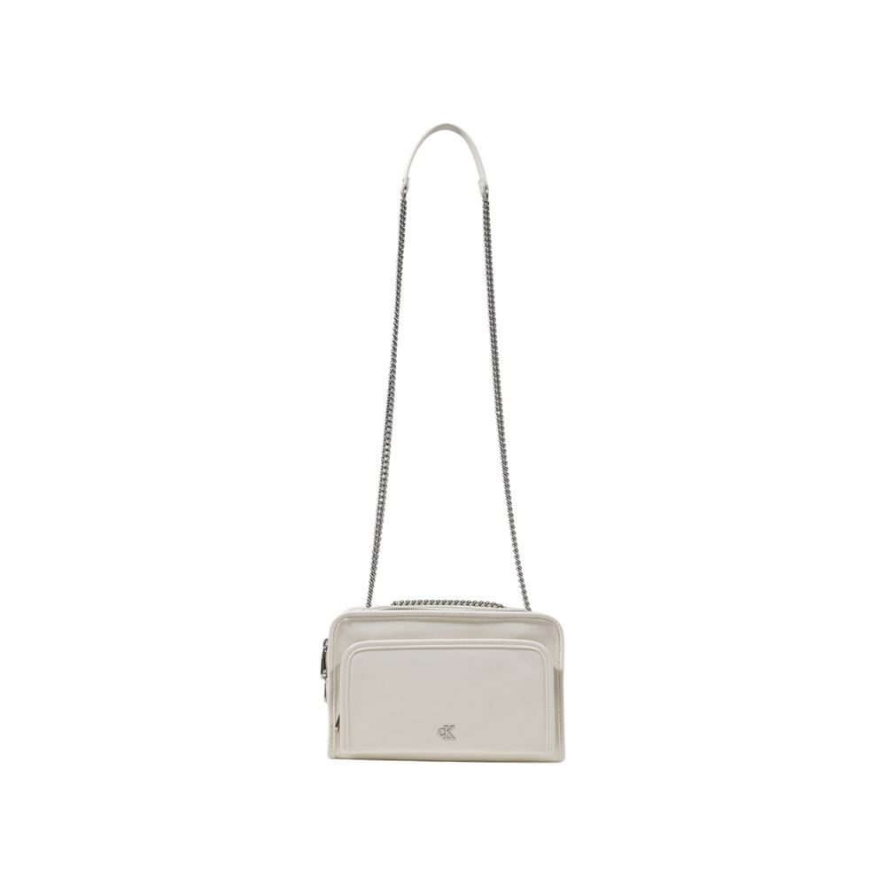 Calvin Klein White Recycled Polyester Handbag - Luxour