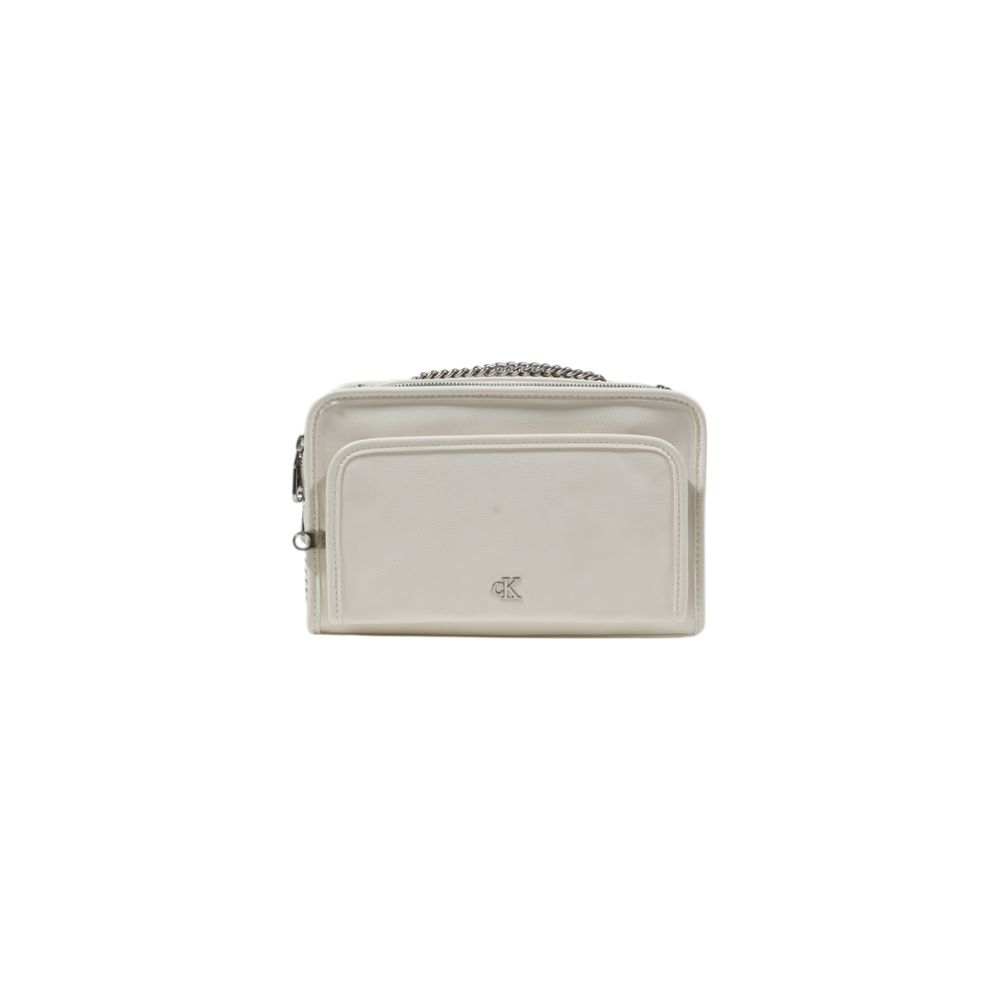 Calvin Klein White Recycled Polyester Handbag - Luxour