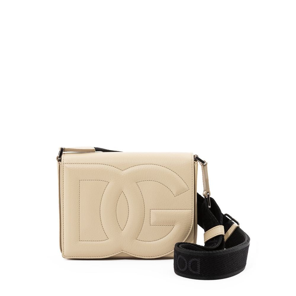 Dolce & Gabbana Beige Leather Bag - Luxour