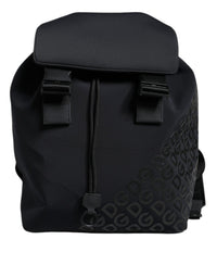 Thumbnail for Dolce & Gabbana Black DG Mania Neoprene Travel Back Pack Bag - Luxour