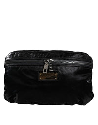 Thumbnail for Dolce & Gabbana Black Nylon Fabric Belt Waist Fanny Pack Bag - Luxour