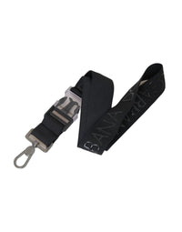 Thumbnail for Dolce & Gabbana Black Polyester Stretch Logo Print Bag Shoulder Strap - Luxour