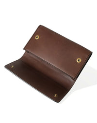 Thumbnail for Dolce & Gabbana Chic Brown Leather Shoulder Bag with Gold Detailing - Luxour