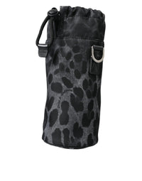 Thumbnail for Dolce & Gabbana Chic Leopard Print Round Bottle Cage - Luxour