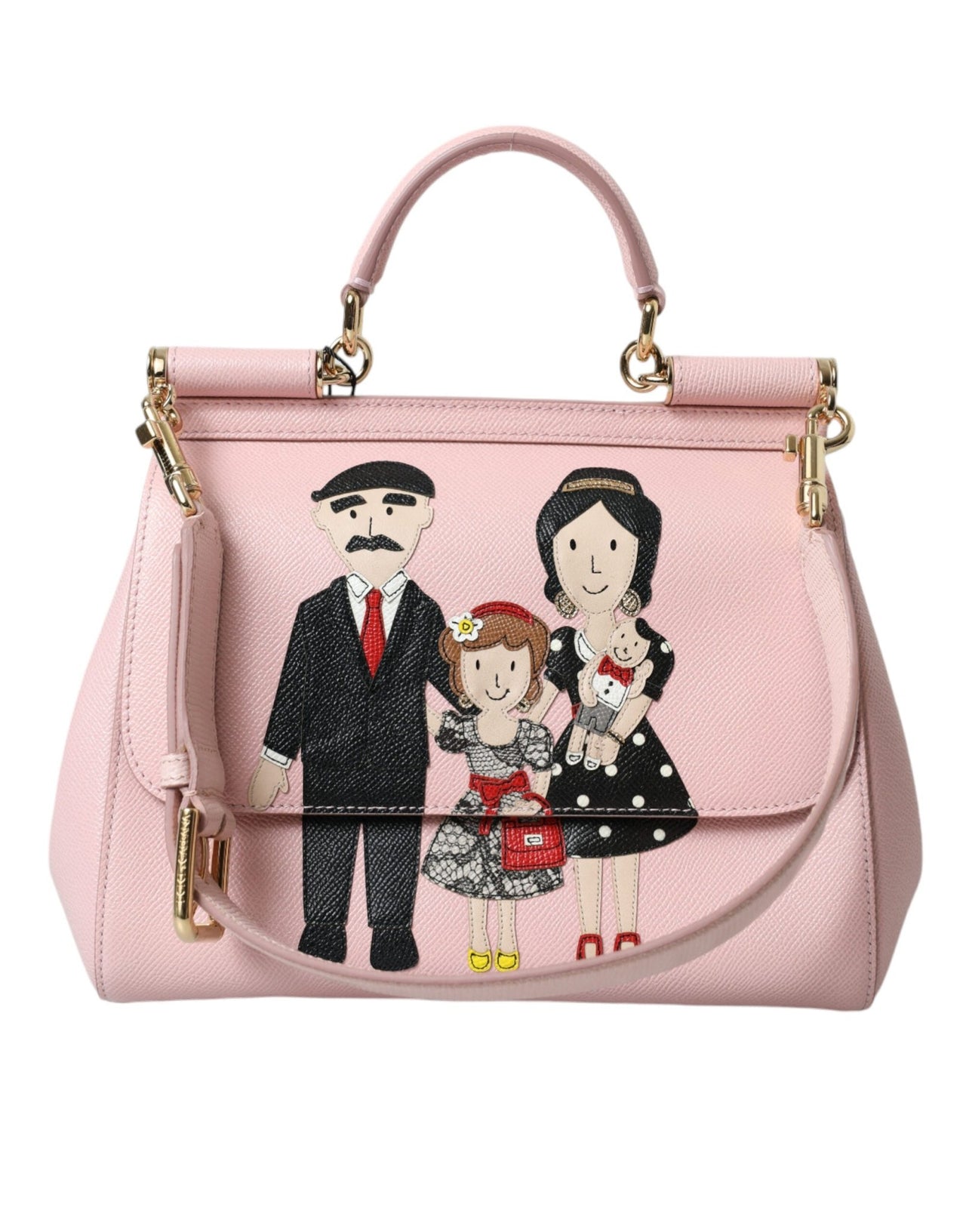 Luxour, Dolce & Gabbana - Canvas Pink Shoulder Bag, 