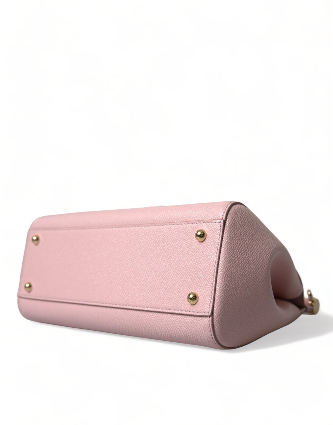 Dolce & Gabbana Chic Pink Sicily Leather Shoulder Bag - Luxour