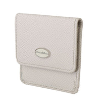 Thumbnail for Dolce & Gabbana Chic White Leather Condom Case Wallet - Luxour