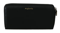 Thumbnail for Luxour, Dolce & Gabbana Elegant Black Leather Continental Wallet, 