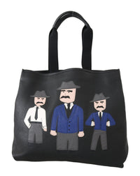 Thumbnail for Dolce & Gabbana Elegant Black Leather Tote for Men - Luxour