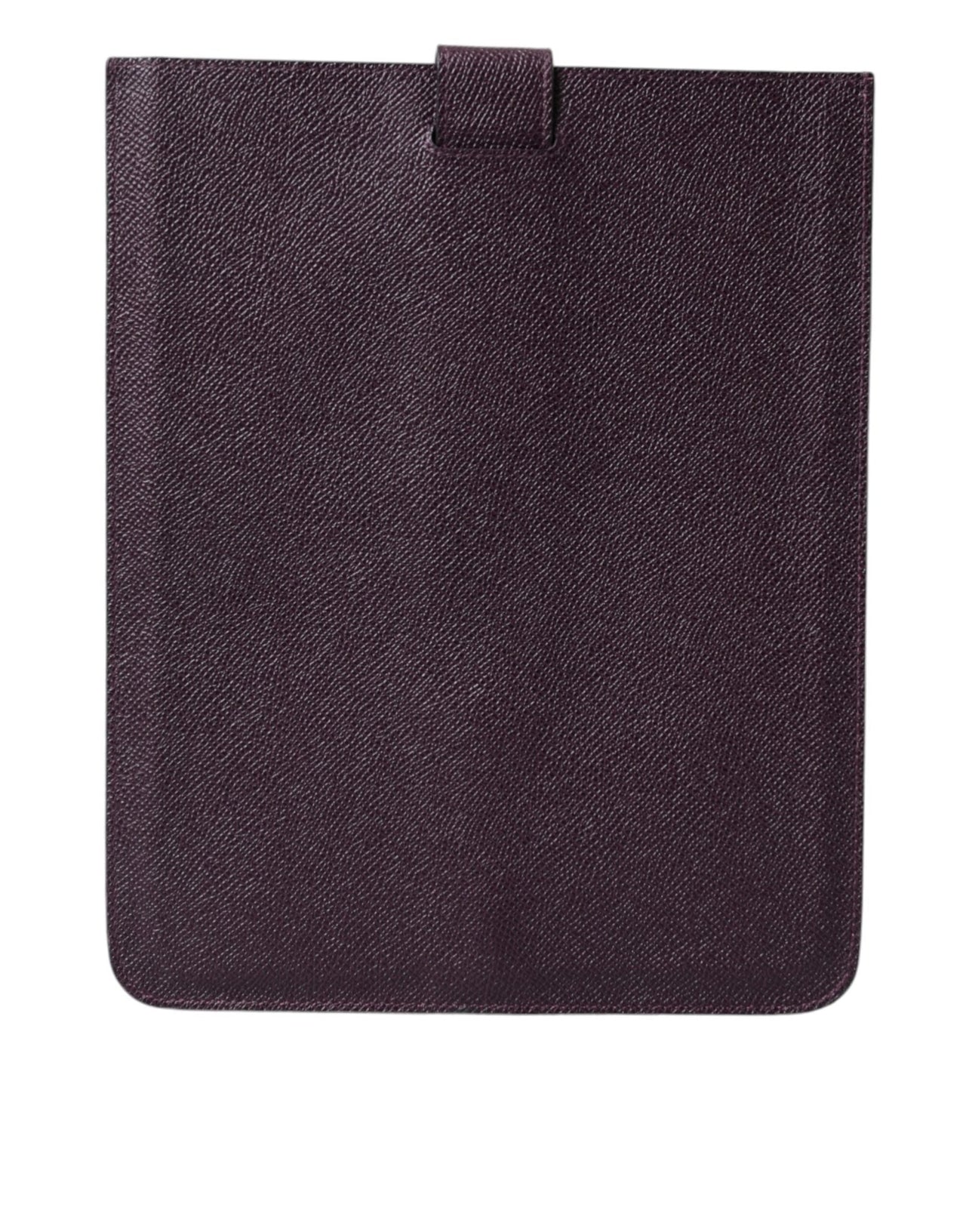 Dolce & Gabbana Elegant Leather Tablet Pouch in Rich Brown - Luxour