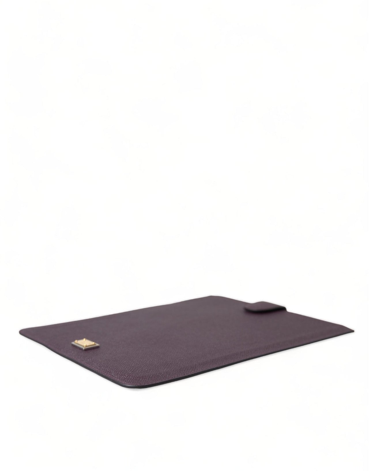 Dolce & Gabbana Elegant Leather Tablet Pouch in Rich Brown - Luxour